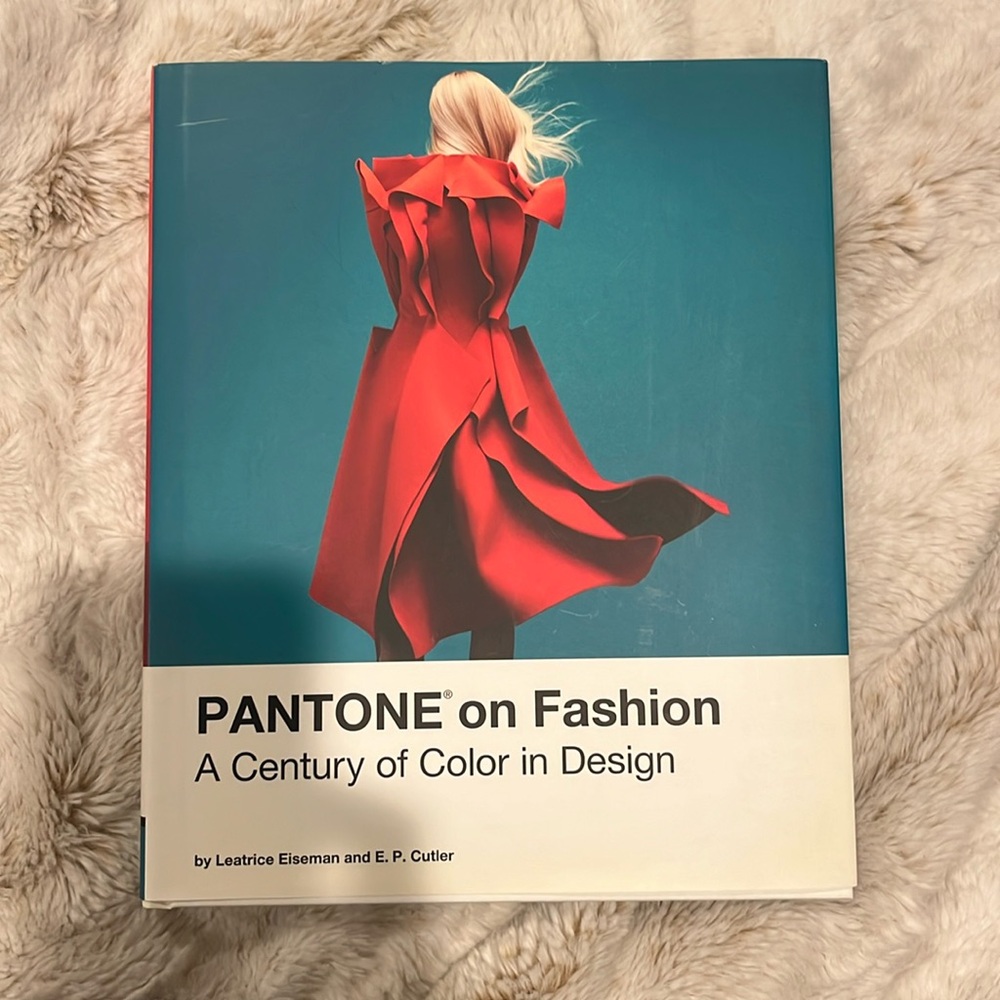 Pantone on fashion table book